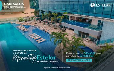 DESESTRÉSATE 30%OFF ESTELAR Cartagena de Indias Hotel & Centro de Convenciones Cartagena de Indias